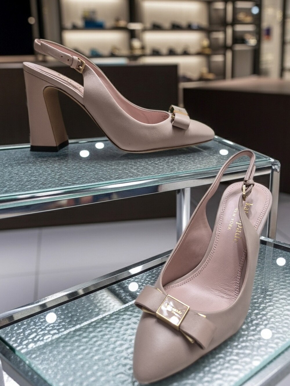 Kate Spade Bowdie Slingbback Women's Sz 6 B pumps $268